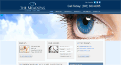 Desktop Screenshot of meadowseyecare.com